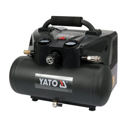 YATO YT-23241 Akkus kompresszor 8 bar 2 x 18 V (2 x 3,0 Ah akku + töltő)