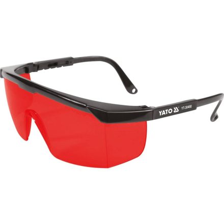 YATO YT-30460 Szemüveg lézerszintezőhöz piros