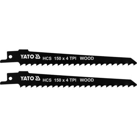 YATO YT-33921 Szablyafűrészlap fához 150/1,2 mm 4 TPI HCS (2 db/cs)