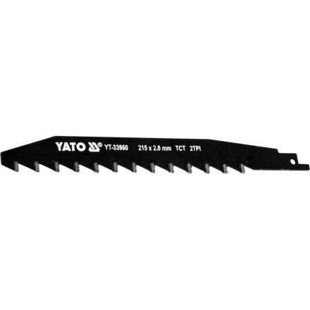 YATO YT-33960 Szablyafűrészlap 215 mm/2TPI TCT