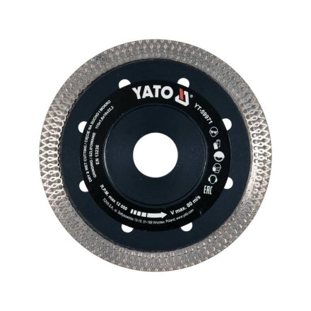 YATO YT-59971 Gyémánt vágókorong 115 x 1,6 x 10 x 22,2 mm folytonos