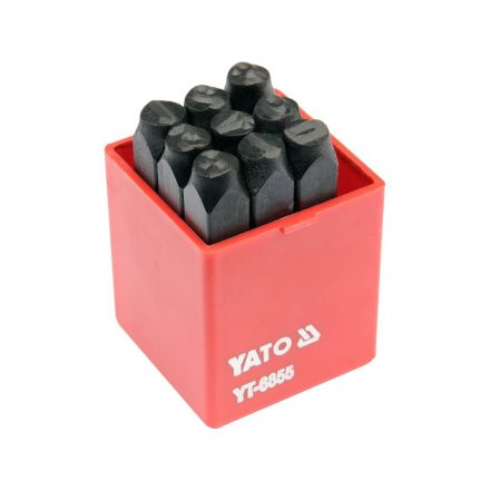 YATO YT-6855 Számbeütő készlet 8mm 9 részes