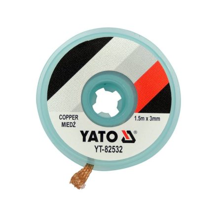 YATO YT-82532 Kiforrasztó szalag 3,0 mm x 1,5 m